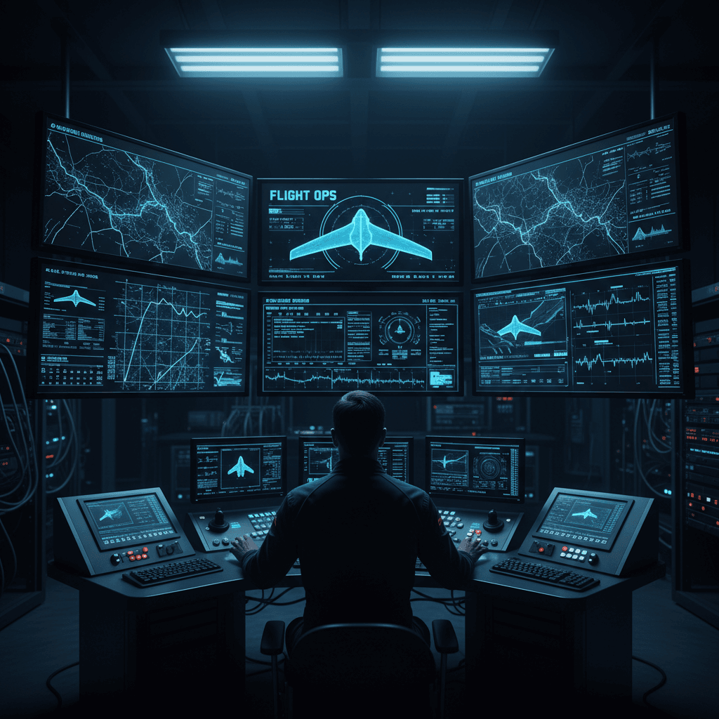 Autonomous system monitoring and control station