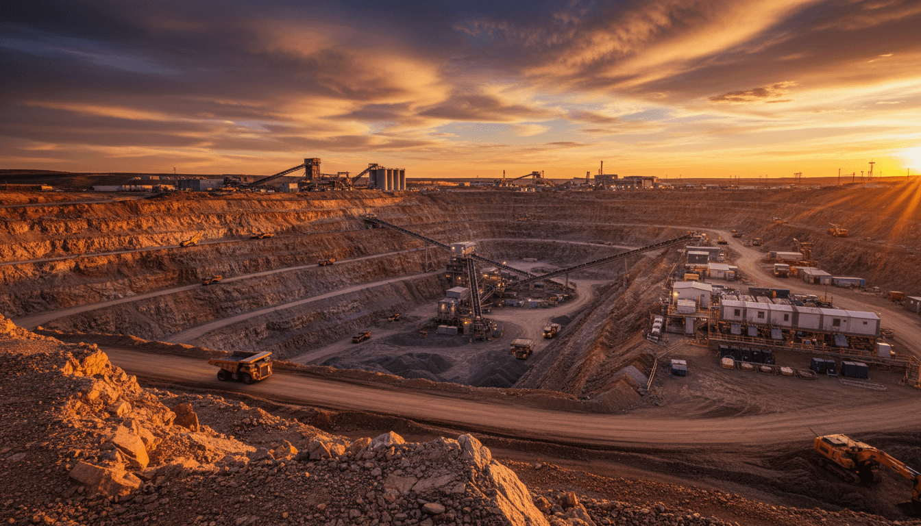 Multiple autonomous trucks operating continuously at active mine site
